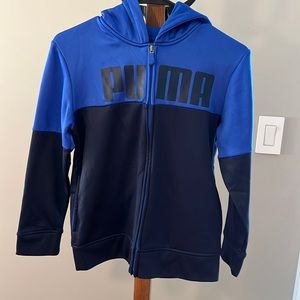 Puma zip up sweatshirt